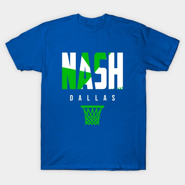 Nash Dalls Basketball T-Shirt by funandgames